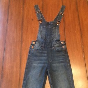 Stretch denim overalls. Barely used (worn once).